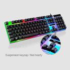 ZGB G21 104 Keys USB Wired Mechanical Feel Colorful Backlight Office Computer Keyboard Gaming Keyboard(Black) - 6