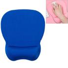 MONTIAN MF-01 Oval Slow Rebound Memory Cotton Soft Bracer Mouse Pad(Blue) - 1