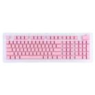 ABS Translucent Keycaps, OEM Highly Mechanical Keyboard, Universal Game Keyboard (Pink) - 1