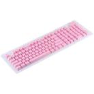 ABS Translucent Keycaps, OEM Highly Mechanical Keyboard, Universal Game Keyboard (Pink) - 2