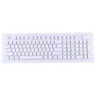 ABS Translucent Keycaps, OEM Highly Mechanical Keyboard, Universal Game Keyboard (White) - 1