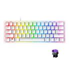 Razer Huntsman Mini 61 Keys RGB Lighting Wired Gaming Mechanical Keyboard, Paragraph Optical Axis(White) - 1
