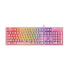Razer Huntsman Tournament RGB Lighting Wired Gaming Mechanical Keyboard, Linear Optical Axis (Pink) - 1