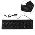 103 Key French USB Wired Silicone Waterproof Keyboard Desktop Notebook Keyboard, Cable Length: 1.5m - 1