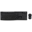 Logitech MK270 2.4GHz Wireless Keyboard + Mouse Set(Black) - 1