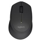 Logitech M280 2.4GHz 3-keys 1000DPI Wireless Optical Mouse, Wireless Range: 10m(Black) - 1