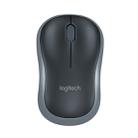 Logitech M186 Wireless Mouse Office Power Saving USB Laptop Desktop Computer Universal(Black Grey) - 1