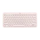 Logitech K380 Portable Multi-Device Wireless Bluetooth Keyboard (Pink) - 1