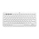 Logitech K380 Portable Multi-Device Wireless Bluetooth Keyboard (White) - 1