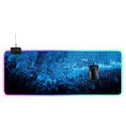 Computer Blue Illuminated Mouse Pad, Size: 80 x 30 x 0.4cm - 1