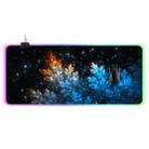 Computer Starry Sky Pattern Illuminated Mouse Pad, Size: 80 x 30 x 0.4cm - 1