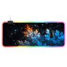 Computer Starry Sky Pattern Illuminated Mouse Pad, Size: 90 x 40 x 0.4cm - 1