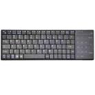 K-07 ABS Wireless Chargeable Bluetooth Touch Keyboard(Black) - 1