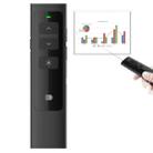 Doosl DSIT013 2.4GHz Rechargeable PowerPoint Presentation Remote Control Multi-functional Laser Pointer for PowerPoint / Keynote / Prezi, Control Distance: 100m(Black) - 1