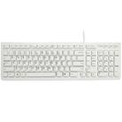 Lenovo K5819 Office Simple Ultra-thin Wired Keyboard (White) - 1