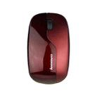 Lenovo N3902 Two-tone Design Wireless Optics Mouse (Wine Red) - 1