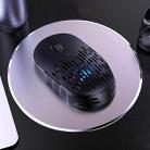 YINDIAO A6 2.4GHz 1600DPI 3-modes Adjustable 6-keys RGB Light Hollowing Wireless Silent Mouse (Black) - 1