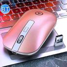 YINDIAO A8 BT5.2 + BT3.0 + 2.4GHz 1600DPI 3-modes Adjustable Rechargeable Wireless Bluetooth Silent Mouse (Rose Gold) - 1