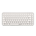 Ajazz 308I Tablet Mobile Phone Computer Household Office Wireless Keyboard(White) - 1