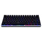 Ajazz 82 Keys Laptop Computer RGB Light Gaming Mechanical Keyboard (Black Shaft) - 1