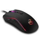 HXSJ A869 Colorful Glowing Wired Game 7-Keys 3200 DPI Adjustable Ergonomics Optical Mouse - 1
