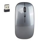 HXSJ M80 2.4GHz Wireless 1600DPI Three-speed Adjustable Optical Mute Mouse (Grey) - 1