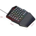 HXSJ V100-2+A866 Wired Mobile Game One-handed Keyboard Mouse Set - 7