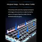 AULA F2088 108 Keys Mixed Light Mechanical Blue Switch Wired USB Gaming Keyboard with Metal Button(Black) - 3