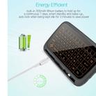 H18+ 2.4GHz Mini Wireless Keyboard Full Touchpad with 3-Level Adjustable Backlight(Black) - 3