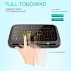 H18+ 2.4GHz Mini Wireless Keyboard Full Touchpad with 3-Level Adjustable Backlight(Black) - 9