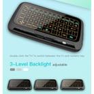 H18+ 2.4GHz Mini Wireless Keyboard Full Touchpad with 3-Level Adjustable Backlight(Black) - 11