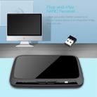 H18+ 2.4GHz Mini Wireless Keyboard Full Touchpad with 3-Level Adjustable Backlight(Black) - 12