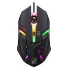 Chasing Leopard K2 USB LED Backlight 1600DPI Three-speed Adjustable Wired Optical Gaming Mouse, Length: 1.3m - 1