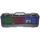 iMICE AK-400 USB Interface 104 Keys Wired Colorful Backlight Gaming Keyboard for Computer PC Laptop(Black) - 1