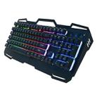iMICE AK-400 USB Interface 104 Keys Wired Colorful Backlight Gaming Keyboard for Computer PC Laptop(Black) - 2