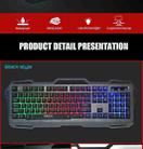 iMICE AK-400 USB Interface 104 Keys Wired Colorful Backlight Gaming Keyboard for Computer PC Laptop(Black) - 4