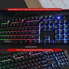 iMICE AK-400 USB Interface 104 Keys Wired Colorful Backlight Gaming Keyboard for Computer PC Laptop(Gold) - 8