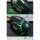iMICE V9 USB 7 Buttons 4000 DPI Wired Optical Colorful Backlight Gaming Mouse for Computer PC Laptop (Black) - 9