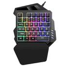 G94 35-key Colorful Backlit Mechanical Gaming Keyboard One-handed Wired Keyboard - 1