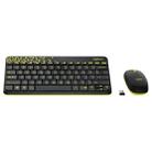 Logitech MK240 Nano Wireless Keyboard and Mouse Set(Black) - 1