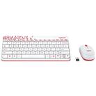 Logitech MK240 Nano Wireless Keyboard and Mouse Set (White) - 1