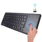 L200 2.4G Wireless French Keyboard with Touchpad, Support PC / TV (Black) - 1