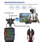 HXSJ P5 Bluetooth 4.1 Keyboard Mouse Bluetooth Gaming Converter, Can Not Be Pressed Version(Black) - 3
