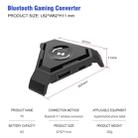 HXSJ P5 Bluetooth 4.1 Keyboard Mouse Bluetooth Gaming Converter, Can Not Be Pressed Version(Black) - 9