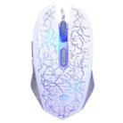 SHIPADOO X2 Wrangler Colorful Recirculating Breathing Light Crack Professional Competitive Gaming Luminous Wired Mouse(White) - 1