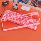 YINDIAO K300 USB Detachable Panel Mechanical Lighting Blue Shaft Gaming Wired Keyboard (Pink) - 1