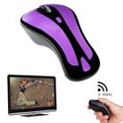 PR-01 6D Gyroscope Fly Air Mouse 2.4G USB Receiver 1600 DPI Wireless Optical Mouse for Computer PC Android Smart TV Box (Purple + Black) - 1