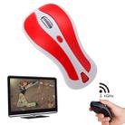 PR-01 6D Gyroscope Fly Air Mouse 2.4G USB Receiver 1600 DPI Wireless Optical Mouse for Computer PC Android Smart TV Box (Red + White) - 1