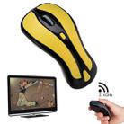 PR-01 6D Gyroscope Fly Air Mouse 2.4G USB Receiver 1600 DPI Wireless Optical Mouse for Computer PC Android Smart TV Box (Yellow + Black) - 1