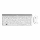 Logitech MK470 Wireless Silence Keyboard Mouse Set (White) - 1